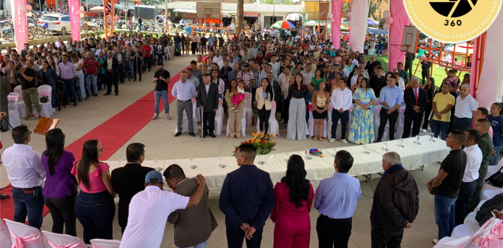 Diana Carolina Cabanillas toma juramento como la primera alcaldesa de Cajibío